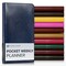 Gallery Leather Pocket Weekly and Monthly Planner 2026, Elegantly Bound Calendar Planner and Notebook with Stylish Gold-Gilded Page Edges, 12 Months - 6 x 3.25 "